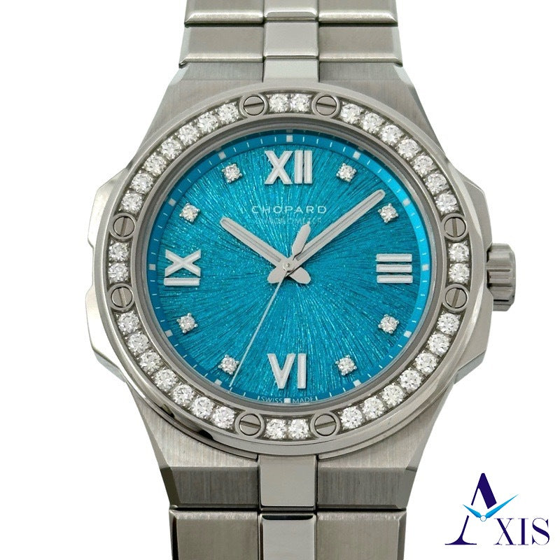 Chopard 298601-3008 Alpine Eagle Maritime Blue with Diamond Bezel and Maritime Blue Stainless Steel