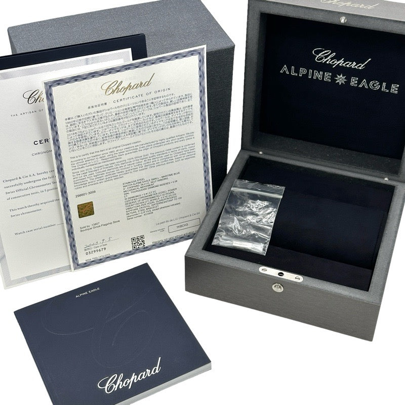 Chopard 298601-3008 Alpine Eagle Maritime Blue Bezel Diamond
