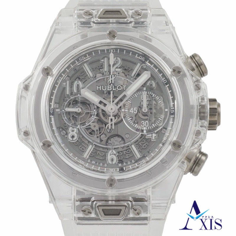 ウブロ 411.JX.4802.RT ビッグバン ウニコ 世界限定500本 スケルトン サファイア