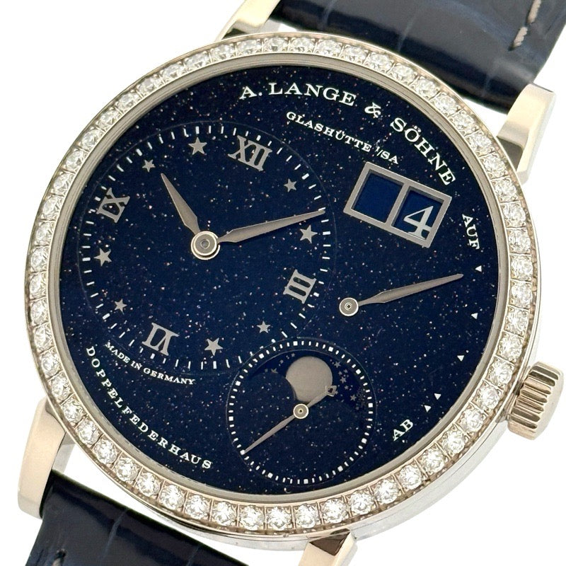 A. Lange & Söhne 182.886 Little Lange 1 Moon Phase Aventurine White Gold