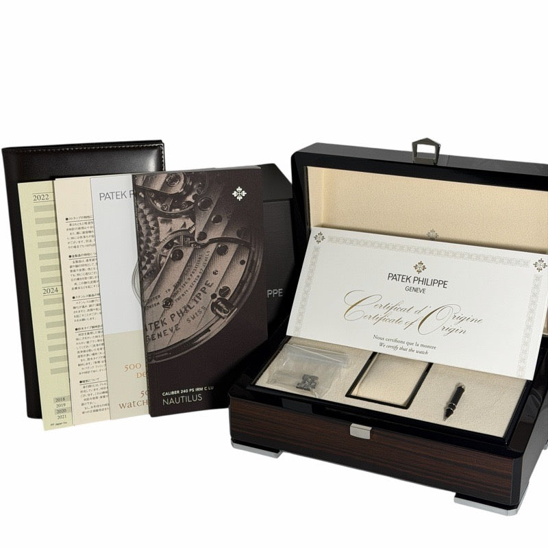 パテックフィリップ 5712/1A-001 ノーチラス プチコンプリケーション 保証書2022年 ブルー ステンレス
