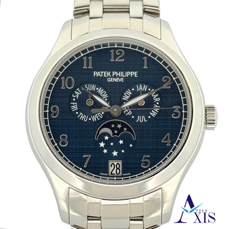 Patek Philippe 4947/1A-001 Annual Calendar Moon Phase Blue Stainless Steel