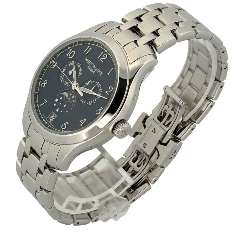 Patek Philippe 4947/1A-001 Annual Calendar Moon Phase Blue Stainless Steel