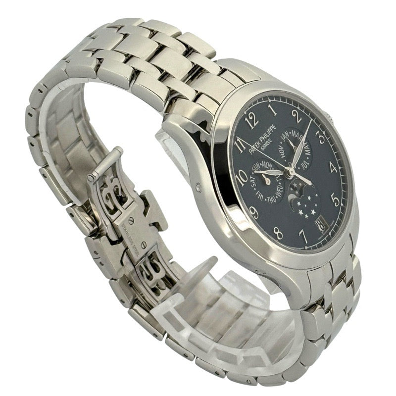 Patek Philippe 4947/1A-001 Annual Calendar Moon Phase Blue Stainless Steel