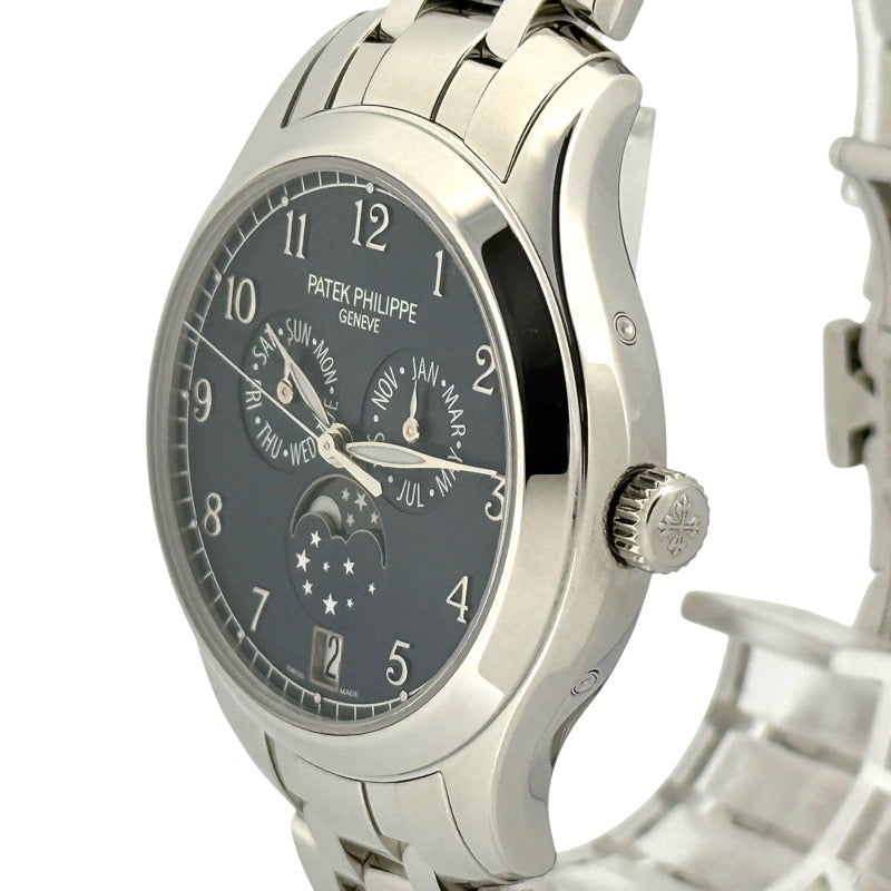 Patek Philippe 4947/1A-001 Annual Calendar Moon Phase Blue Stainless Steel