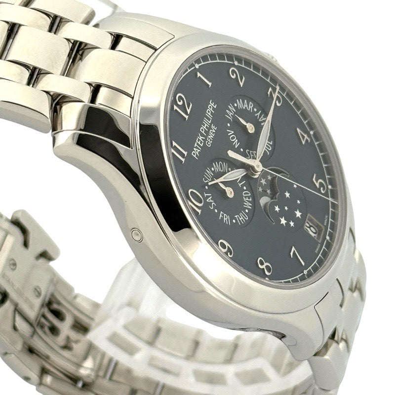 Patek Philippe 4947/1A-001 Annual Calendar Moon Phase Blue Stainless Steel