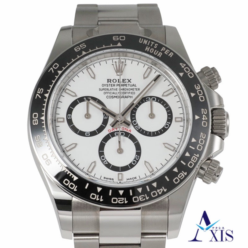 Rolex 126500LN Daytona Warranty 2024 White Stainless Steel