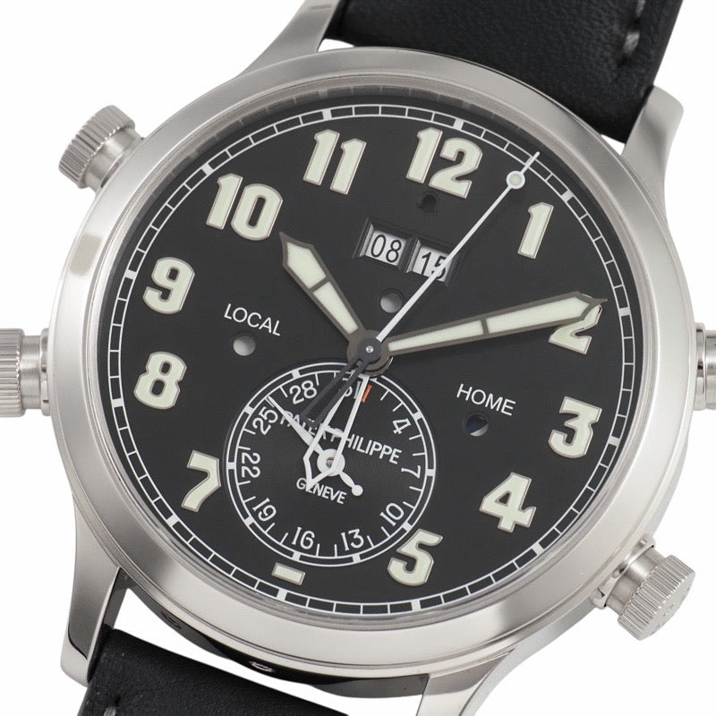 パテックフィリップ 5520P-001 グランド コンプリケーション アラーム・トラベルタイム ブラック プラチナ