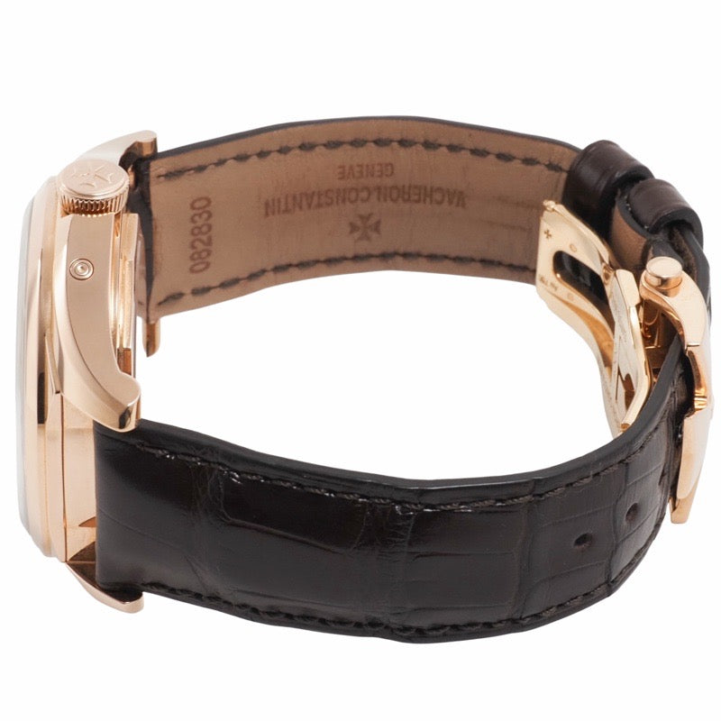 Vacheron Constantin 4400E/000R/B436 Fiftysix Day Date Silver and Pink Gold