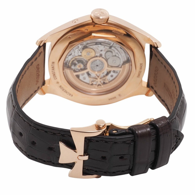 Vacheron Constantin 4400E/000R/B436 Fiftysix Day Date Silver and Pink Gold