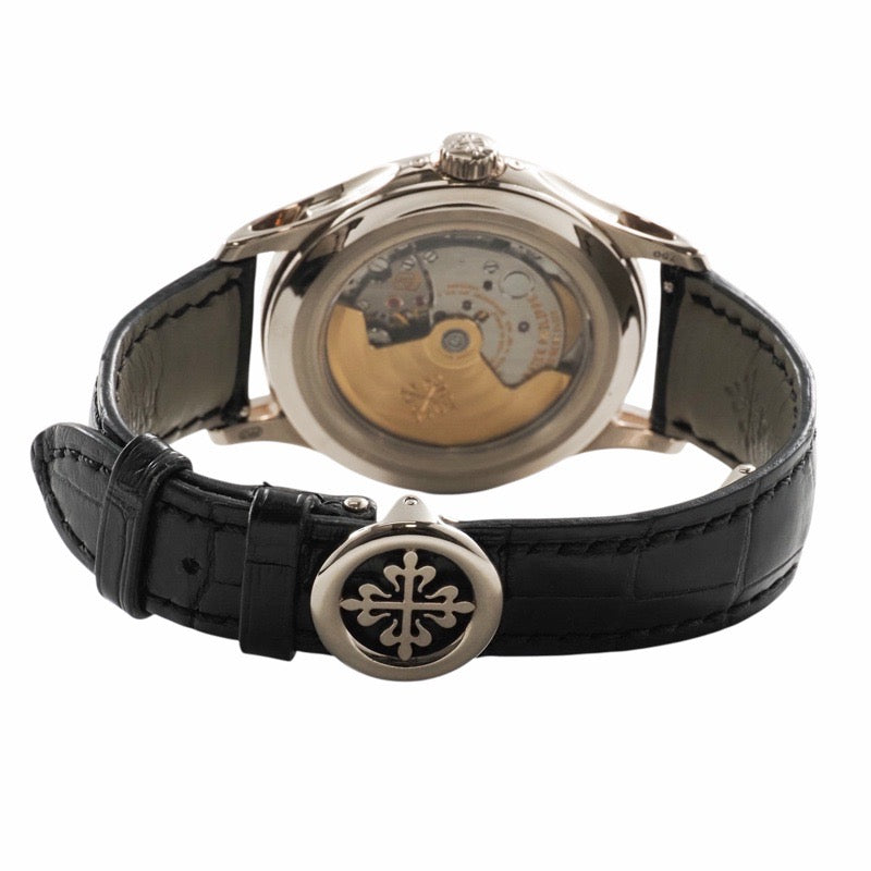 パテックフィリップ 5205G-010 アニュアルカレンダー ブラック / グレー ホワイトゴールド