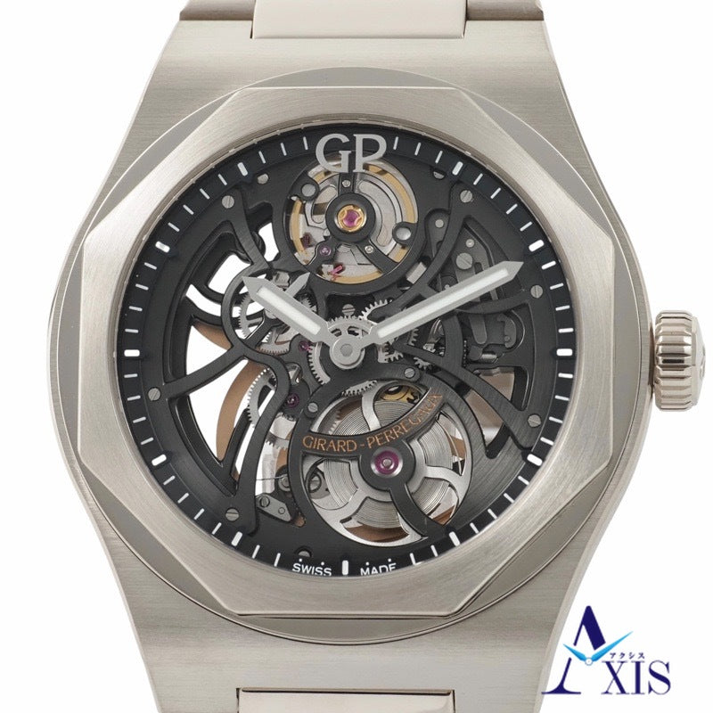 ジラール・ペルゴ 81015-53-3240-1GM ロレアート スケルトン 100本限定 YOSHIDAモデル スケルトン ホワイトゴールド