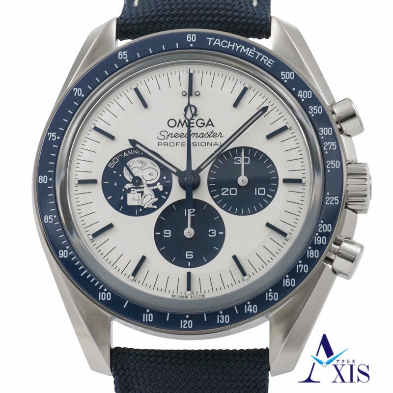 オメガ 310.32.42.50.02.001 保証書2026年 スピードマスター 50周年記念モデル スヌーピー アワード シルバー ステンレス