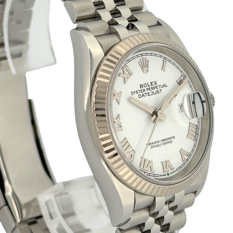 Rolex 126234 Datejust Warranty 2022 White Stainless Steel