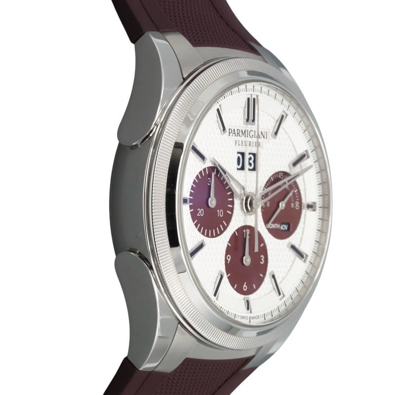 Parmigiani Fleurier PFC906-1020002-400181 Tonda GT Chronograph Silver/Granata Stainless Steel