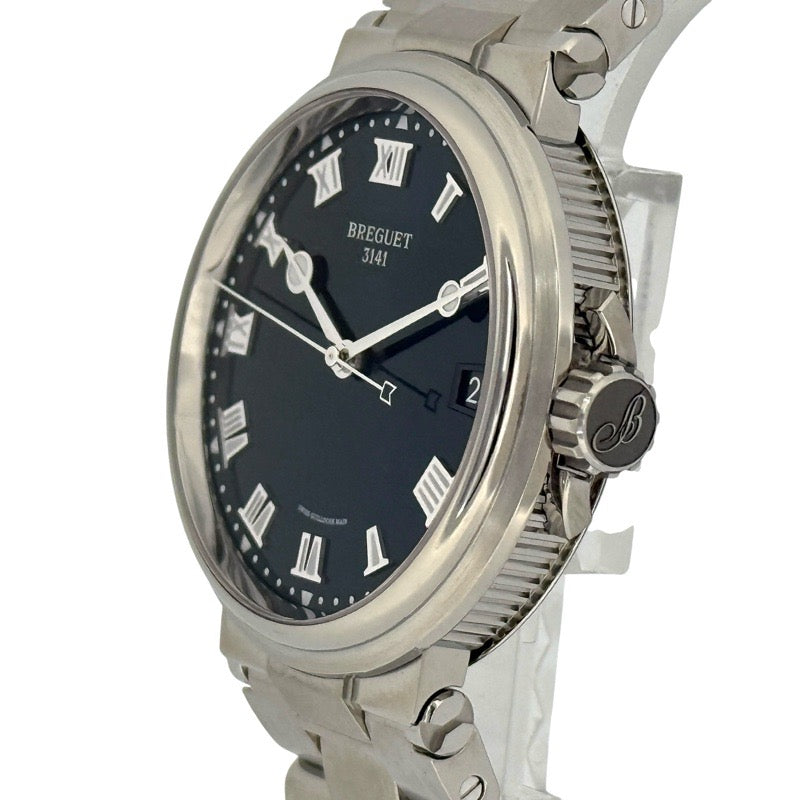 Breguet 5517TI/Y1/TZ0 Marine Warranty 2022 Blue Titanium