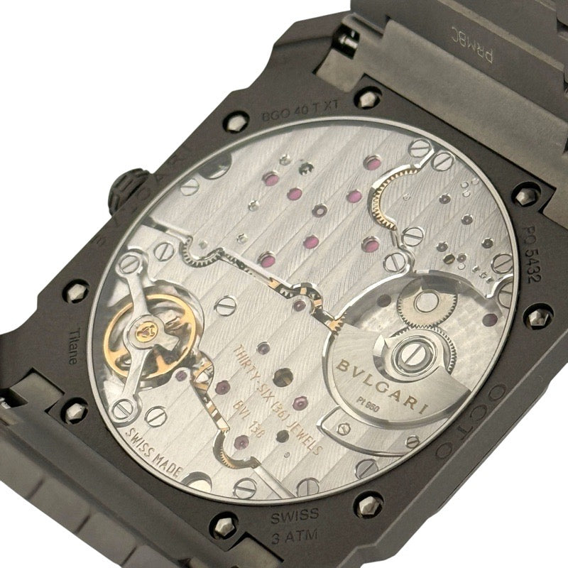 ブルガリ BGO40TXT / 103137 オクト フィニッシモ オートマティック グレー チタン