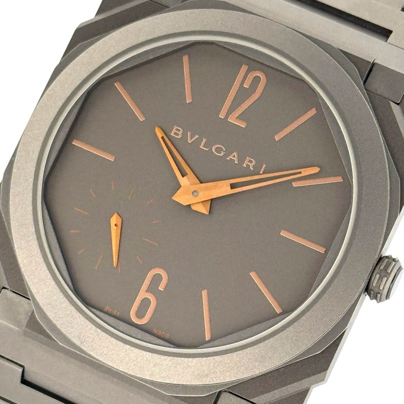ブルガリ BGO40TXT / 103137 オクト フィニッシモ オートマティック グレー チタン