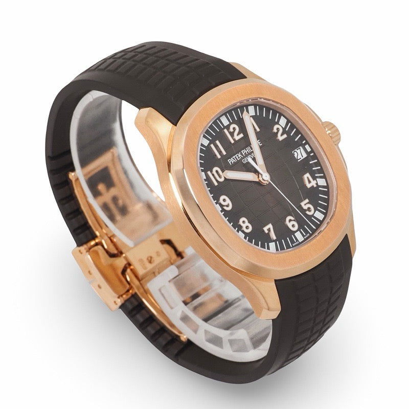 Patek Philippe 5167R-001 Aquanaut, 2024 Warranty, Brown/Rose Gold