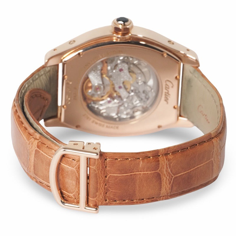Cartier W1547451 / 2781 Tortue XL Monopusher Chrono CPCP Silver Pink Gold