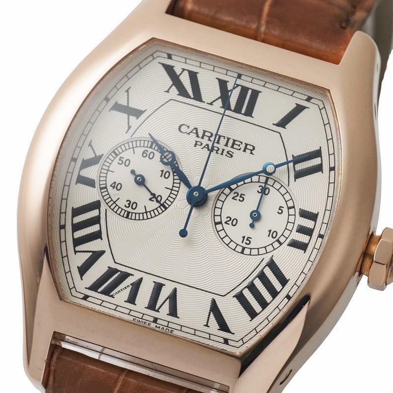 カルティエ W1547451 / 2781 トーチュ XL モノプッシャークロノ CPCP シルバー ピンクゴールド
