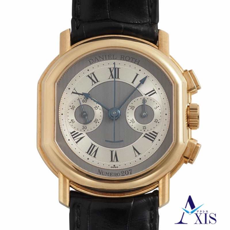 ダニエルロート 2147BB クロノグラフ 初期モデル グレー / シルバー ローズゴールド