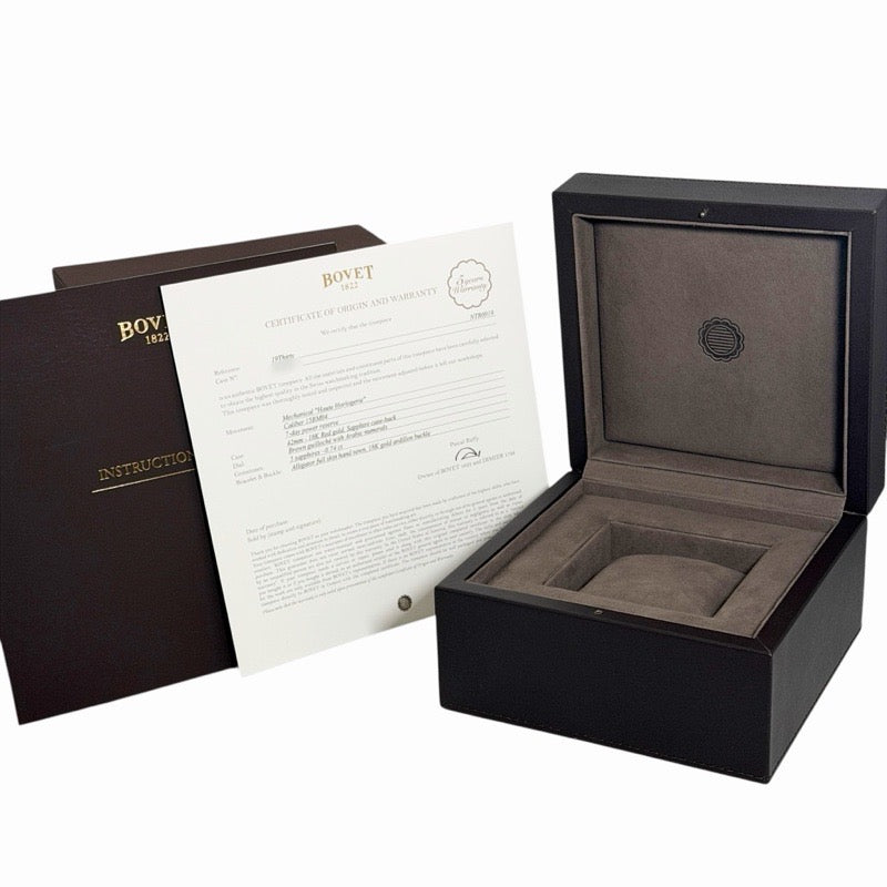 ボヴェ NTR0019 19thirty フルリエ バーガンティー レッドゴールド