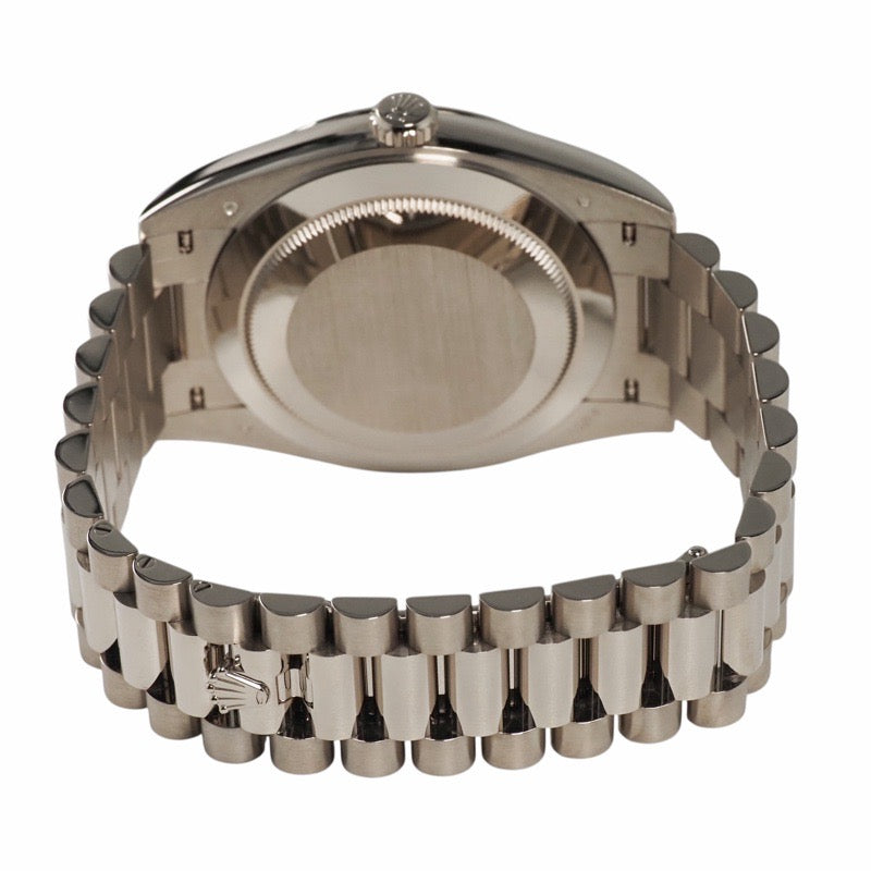 ロレックス 228239 デイデイト 40 ブルー ホワイトゴールド