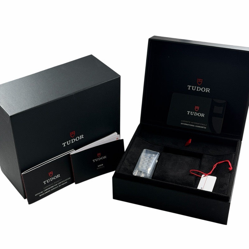 チューダー 79360N ブラックベイ クロノ 保証書2025年 ターコイズ ステンレス