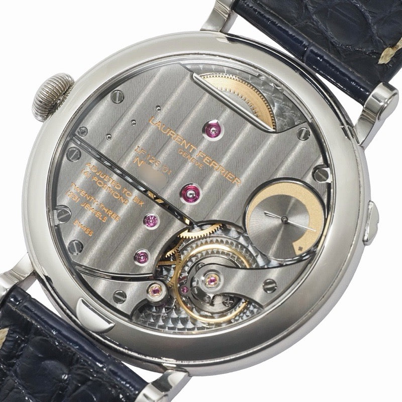 Laurent Ferrier LCF025.AC.CW Ecole Annual Calendar Blue Stainless Steel