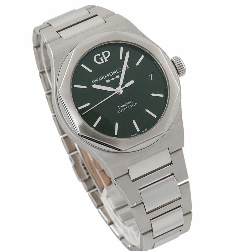 Girard-Perregaux 81010-11-433-11A Laureato Eternity Edition, Limited Edition of 188 Pieces Worldwide, Green Stainless Steel