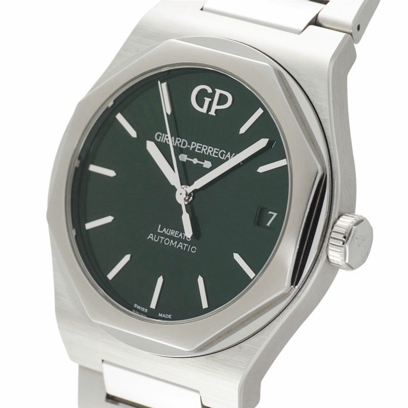 Girard-Perregaux 81010-11-433-11A Laureato Eternity Edition, Limited Edition of 188 Pieces Worldwide, Green Stainless Steel