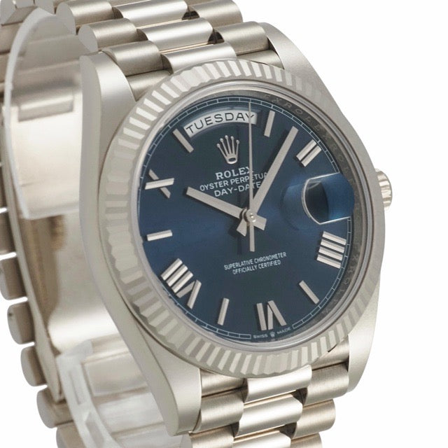 Rolex 228239 Day-Date 40 Blue White Gold