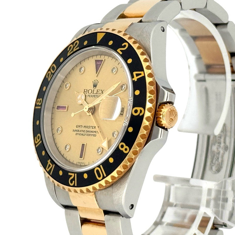 Rolex 16713RG GMT-Master II A-number Champagne Gold Stainless Steel