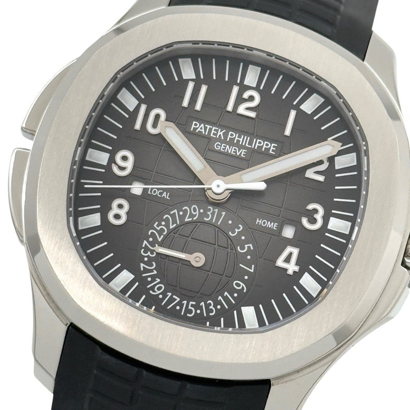 Patek Philippe 5164A-001 Aquanaut Travel Time Warranty 2022 Cal:26-330 S C FUS