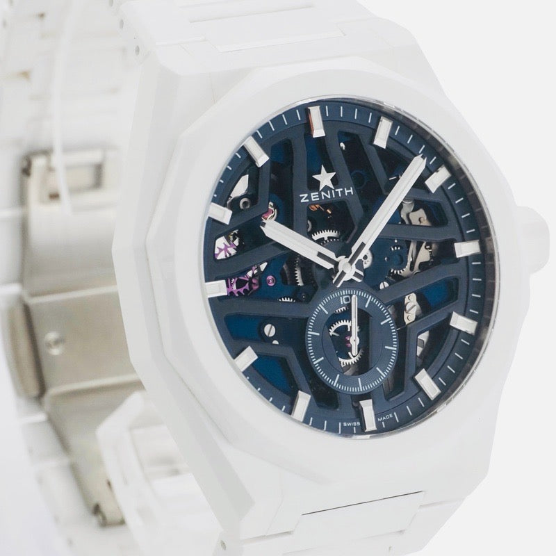 Zenith 49.9301.3620/79.I001 Defy Skyline Skeleton 白色陶瓷