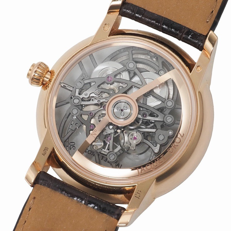 Jaquet Droz J003523240 Grande Seconde Skeleton One Skeleton Red Gold