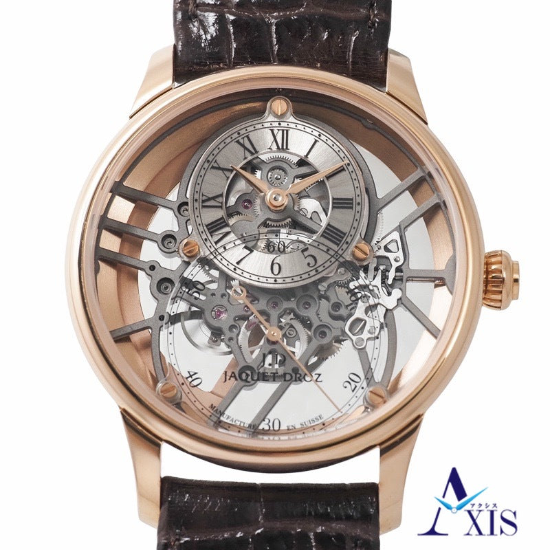 Jaquet Droz J003523240 Grande Seconde Skeleton One Skeleton Red Gold