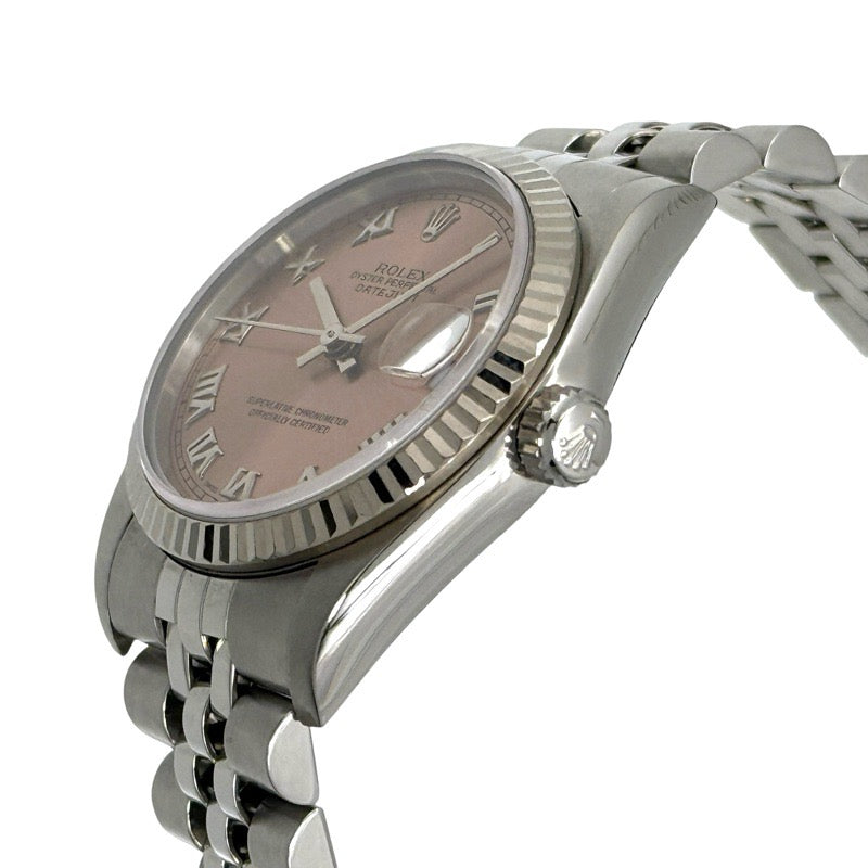 ロレックス 68274 デイトジャスト 31mm U番 ピンク ステンレス