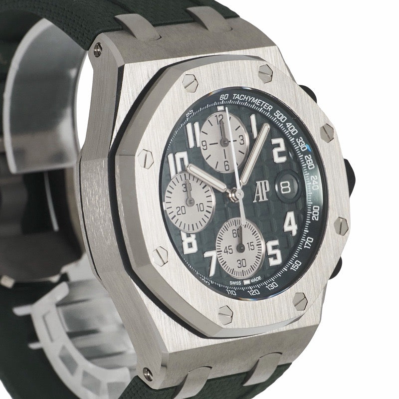 爱彼 (Audemars Piguet) 26238TI.OO.A056CA.01 离岸型计时腕表 卡其绿钛金属