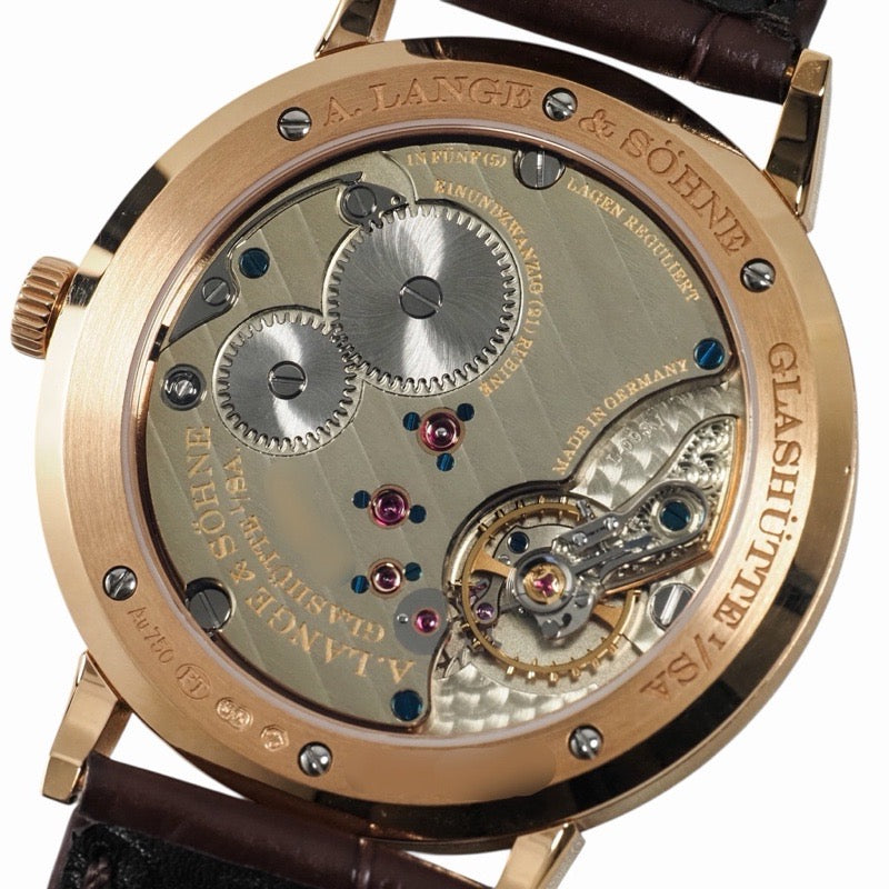 ランゲ&ゾーネ 201.033 / LSLS2014AG サクソニア フラッハ シルバー ピンクゴールド