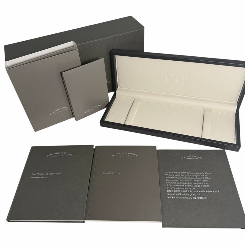 ランゲ&ゾーネ 201.033 / LSLS2014AG サクソニア フラッハ シルバー ピンクゴールド