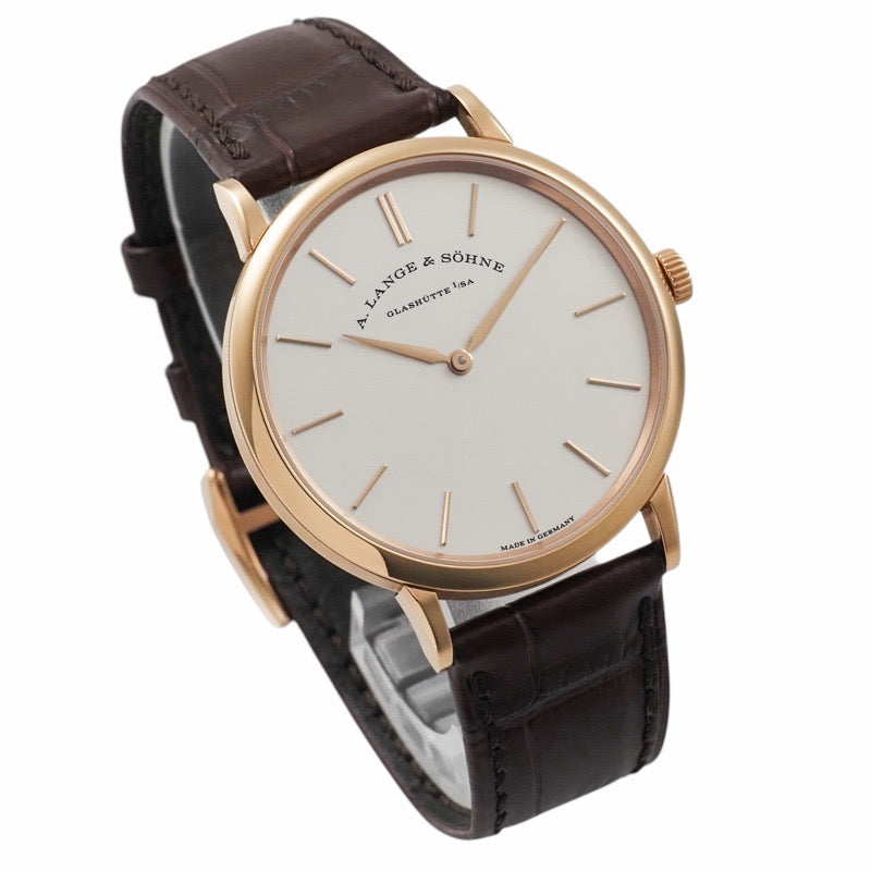 ランゲ&ゾーネ 201.033 / LSLS2014AG サクソニア フラッハ シルバー ピンクゴールド