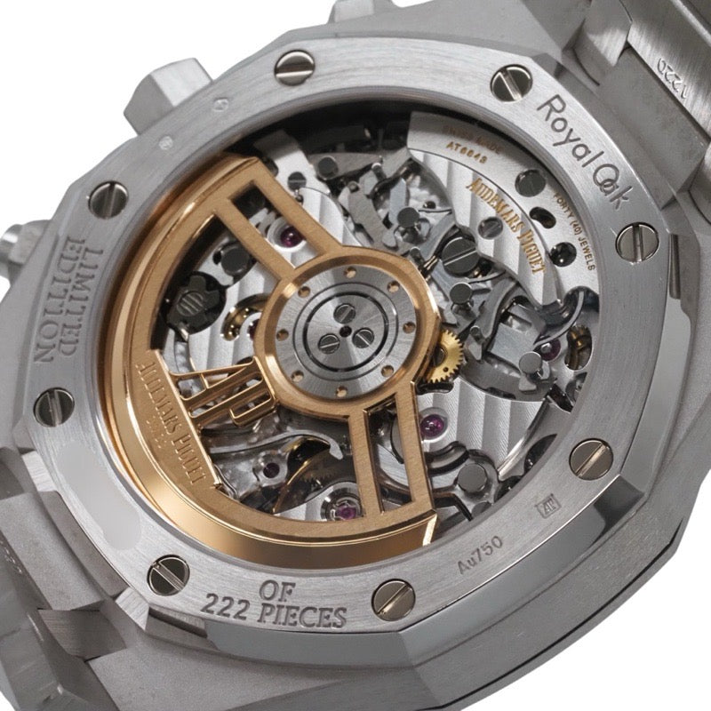 Audemars Piguet 26239BC.OO.1220BC.01 Royal Oak Chronograph, Limited Edition of 222 pieces worldwide, Blue White Gold
