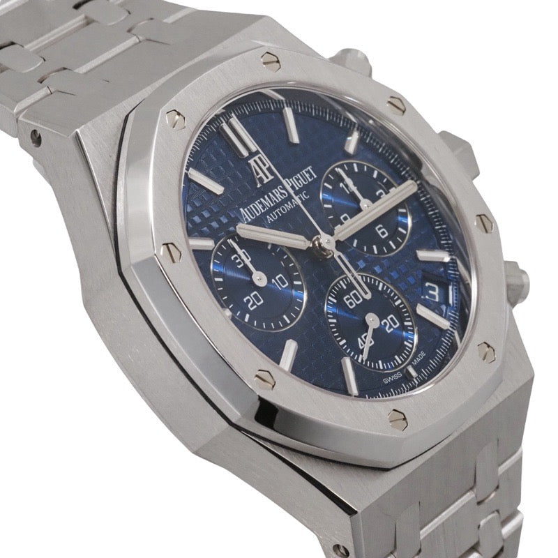 Audemars Piguet 26239BC.OO.1220BC.01 Royal Oak Chronograph, Limited Edition of 222 pieces worldwide, Blue White Gold