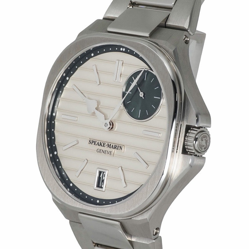 Speake-Marine 604018120 Ripples Dune Date Limited Edition of 60 Desert Sand Stainless Steel