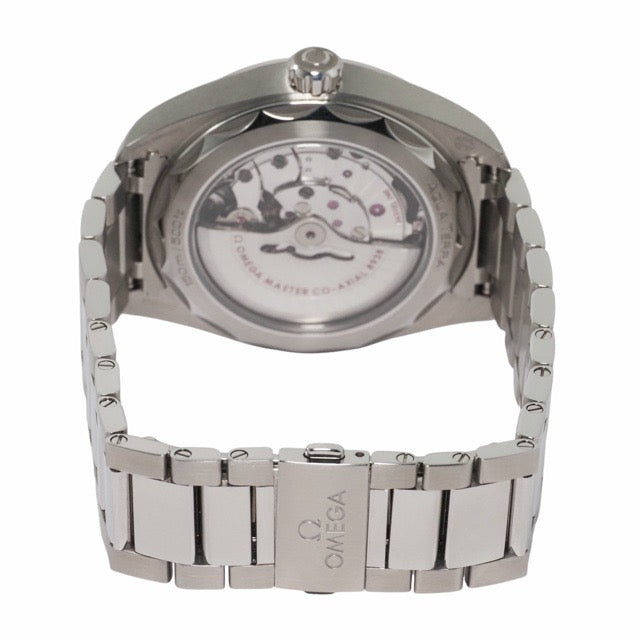 Omega 220.10.43.22.03.001 Seamaster Aqua Terra GMT Worldtimer Blue Stainless Steel