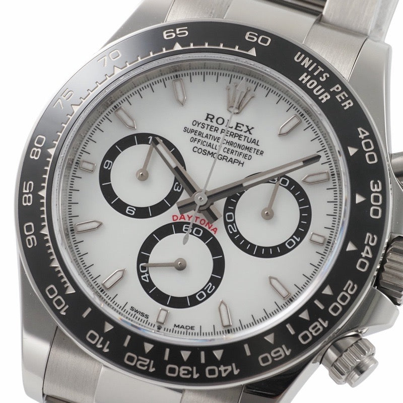 ロレックス 126500LN デイトナ 保証書2025年 ホワイト ステンレス