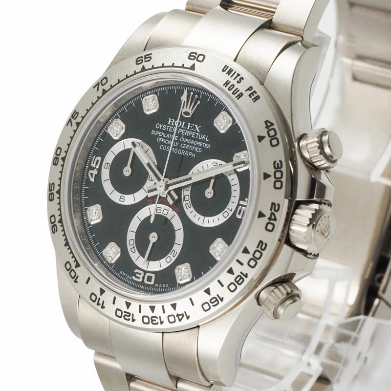 Rolex 116509G Daytona Warranty 2021 Black White Gold