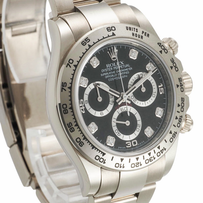Rolex 116509G Daytona Warranty 2021 Black White Gold